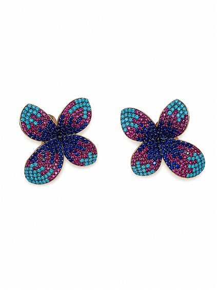 Boucles d'oreilles De Leonardis Gioielli Femme in Argent OR070RM - OR070RM